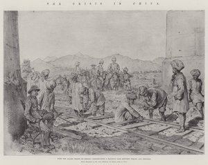 De Crisis in China door Johann Nepomuk Schonberg